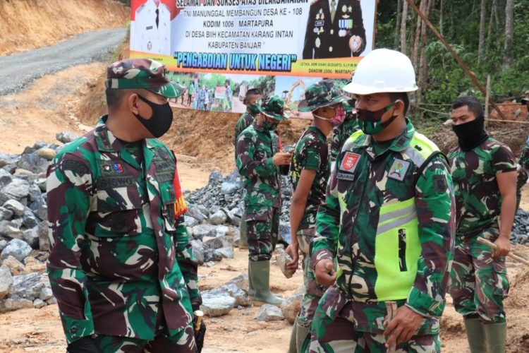 Agar Cepat Terwujud, Satgas TMMD Dengan Semangat Agar Cepat Selesai