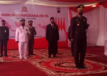 Peringatan Hari Bhayangkara ke 74, Polres Banjarbaru Tengah Menyusun Persiapan Teknis Pilkada 2020