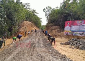 Pengerjaan TMMD Kodim 1006 Selama Sepekan