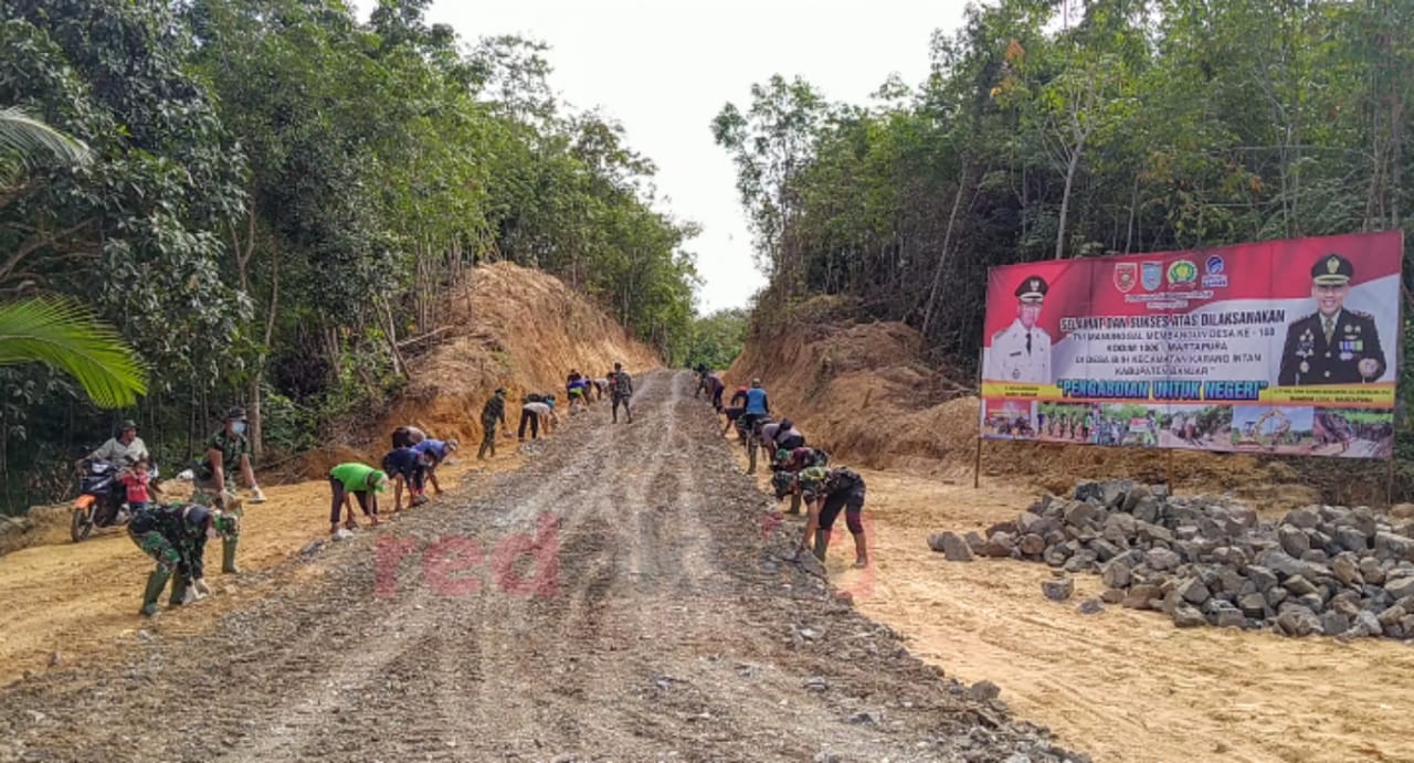 Pengerjaan TMMD Kodim 1006 Selama Sepekan