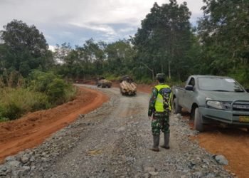 Walau Belum Selesai, Jalan Tersebut Sudah Digunakan Warga
