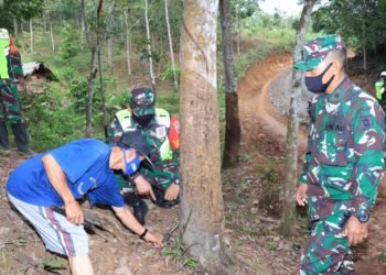 Warga Biih Bersyukur Jalan Sudah Bisa Delewati