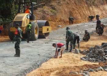 Tidak Hanya TNI AD, TNI AL Juga Ikut Laksanakan Program TMMD