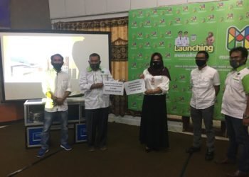 Pedagang Dapatkan Bantuan Rombong Dan Tenda Dari Dinas Perdagangan Kabupaten Banjar