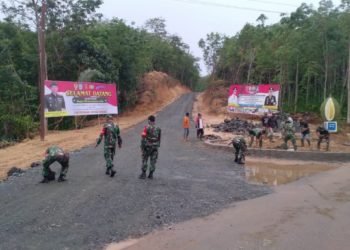 Satgas TMMD Lakukan Persiapan Kedatangan Aster Kasad