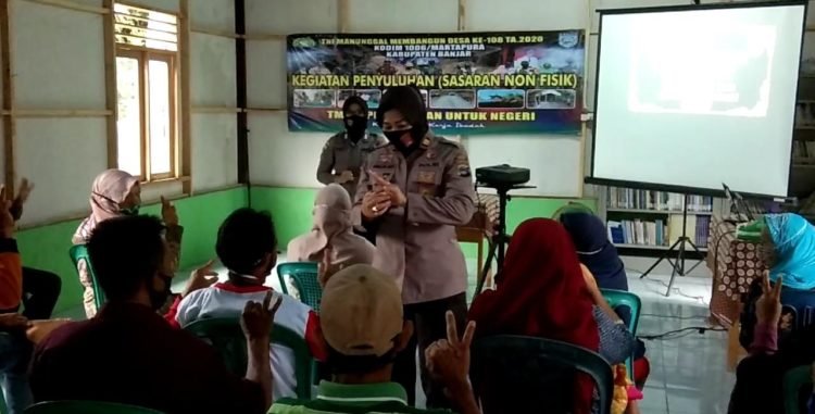 TMMD Non Fisik Berupa Sosialisasi Kepada Masyarakat
