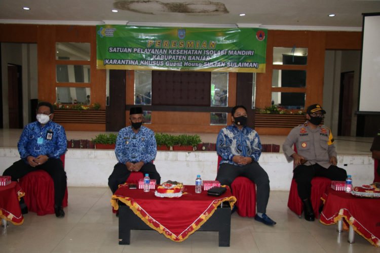 Bupati Banjar Resmikan Rumah Karantina Pasien Covid-19