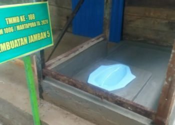 Jamban Buatan Satgas TMMD Hampir Semua Selesai