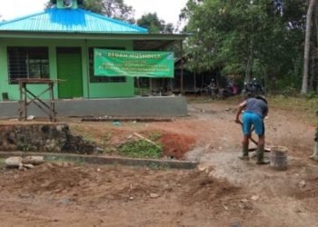 Tinggal Sepekan, Mushola Ar Raudah Hampir