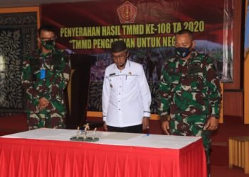 TMMD Ke-108 Kodim 1006 Martapura Resmi Selesai