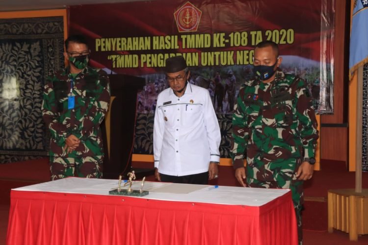 TMMD Ke-108 Kodim 1006 Martapura Resmi Selesai