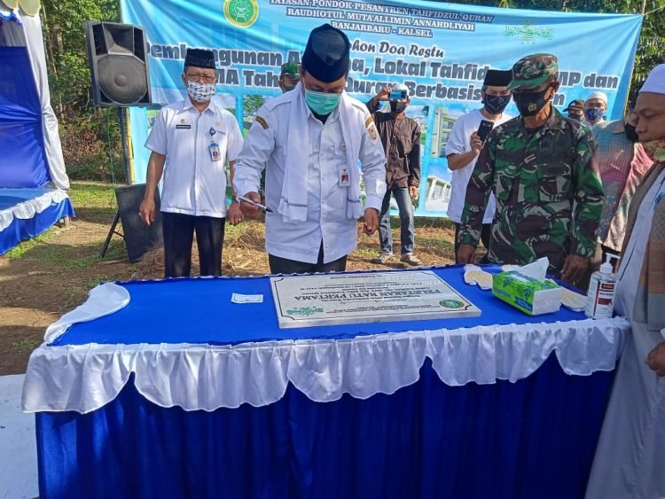 Peletakan Batu Pertama Yayasan Tahfiz Quran, Amal Jariayah Hingga ke Alam Barzakh