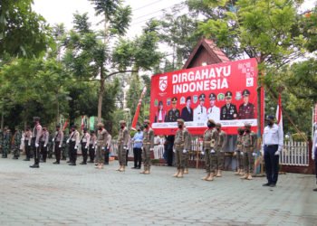 Upacara HUT RI Ke 75 Yang Dilakukan Di Kabupaten Banjar