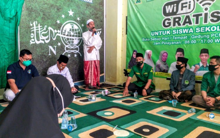 Diskominfo Dan PCNU Sediakan WiFi Gratis, Pelajar Silahkan Datang Ke Gedung PCNU Kabupaten Banjar