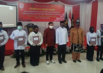 Remisi Untuk Narapidana Kalsel Di HUT Kemerdekaan RI ke 75