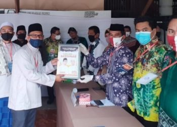 Berkas Pasangan Andin Sofyan Noor – Syarif Bustomi Dinyatakan KPU Diterima