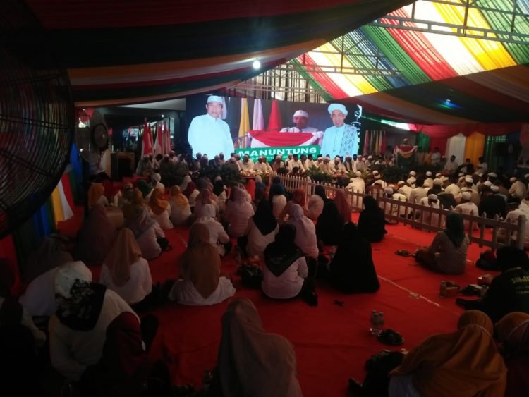 Syukuran Dan Do’a Bersama Pasangan H Rusli Dan KH Fadlan Asy’ari Sebelum Mendaftar