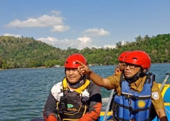 Mapala Piranha, FAJI Kalsel dan Tim Gabungan Sisiri Waduk Riam Kanan, Bandi : Korban Belum Ditemukan