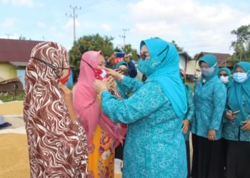 Kali Ini Warga Gambut Yang Di Sambangi TP PKK Kabupaten Banjar
