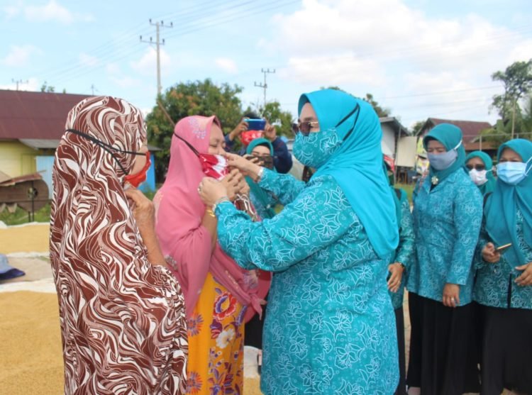 Kali Ini Warga Gambut Yang Di Sambangi TP PKK Kabupaten Banjar