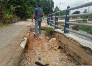 Jalan di Bantaran Siring Kemuning Dikeluhkan Wisatawan, Disperkim Masih Menunggu Surat Serah Terima