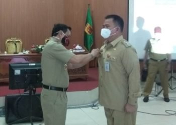 Penjabat Walikota Banjarbaru Disematkan Rudy Resnawan, Bernhard : Netralitas ASN Harga Mati