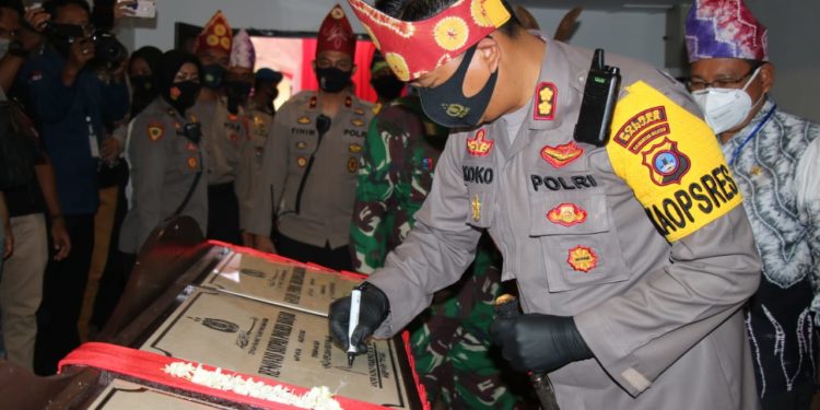 Kapolres Banjar Resmikan Gedung Baru Graha Endra Dharmalaksana