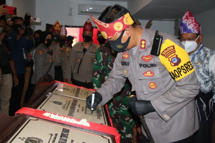 Kapolres Banjar Resmikan Gedung Baru Graha Endra Dharmalaksana