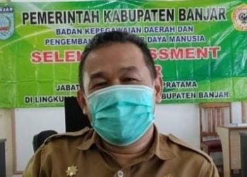 Redaksi8.com - Kepala Badan Kepegawaian Daerah dan Pengembangan Sumber Daya Manusia (BKDPSDM) Kabupaten Banjar, Rakhmat Dhani