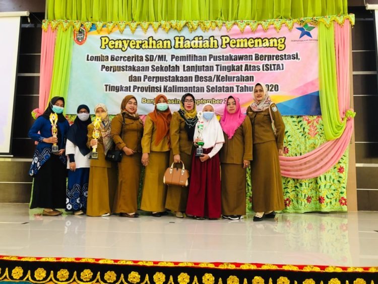 Perpustakaan Kabupaten Banjar Menangkan 4 Lomba Yang Digelar Perpustakaan Provinsi Kalsel