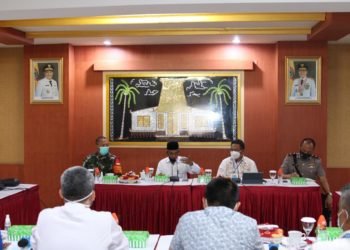 Pemkab Banjar Gelar Rakor Penegakan Hukum Protokol Kesehatan