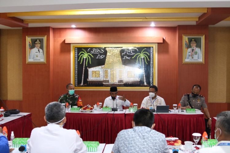 Pemkab Banjar Gelar Rakor Penegakan Hukum Protokol Kesehatan