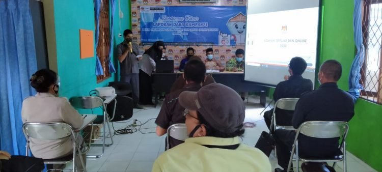 KPU Kabupaten Banjar Lakukan Bimtek Untuk Paslon Dalam Pelaporan Dana Kampanye