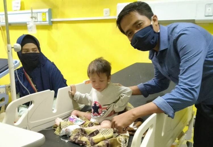 Bocah Penderita Kelainan Kulit Menjadi Perhatian Ketua Komisi IV DPRD Kabupaten Banjar