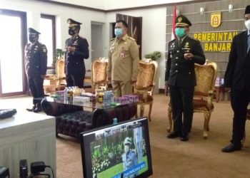 Upacara Peringatan Hari Kesaktian Pancasila, Dandim 1006 Martapura : Perubahan itu Penting Tapi Ideologi Bangsa Tidak Boleh Berubah
