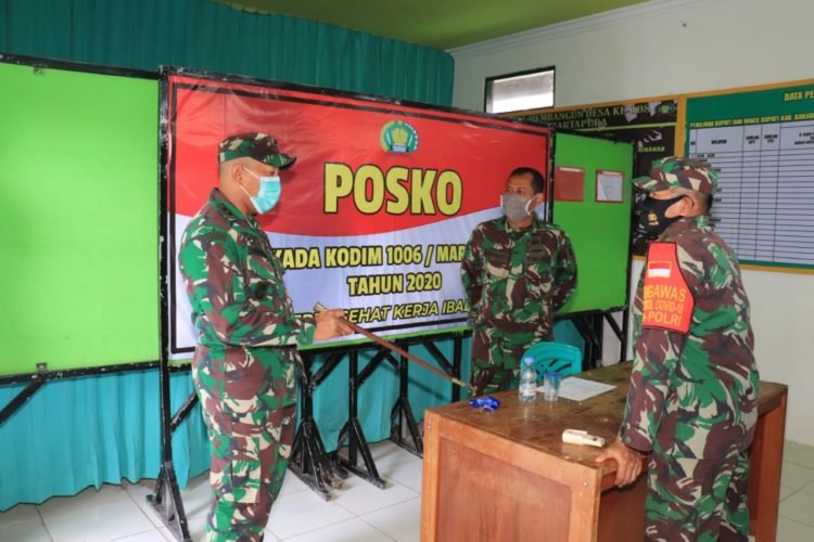 Dandim 1006 Martapura Dirikan Posko Pantau Pilkada