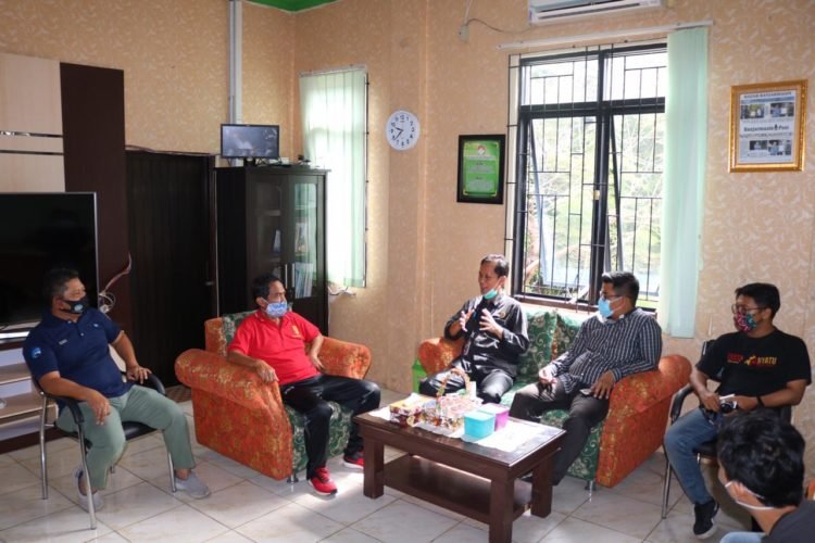KPU Bersama Bawaslu Kunjungi Diskominfo Kabupaten Banjar