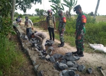 Danramil Selalu Lakukan Monitoring Didaerah Yang Menjadi Wilayah Kerjanya