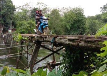 Bukit Arta Pesona Destinasi Baru di Aranio, Jembatan dan Jalan Dinilai Rentan Bahaya