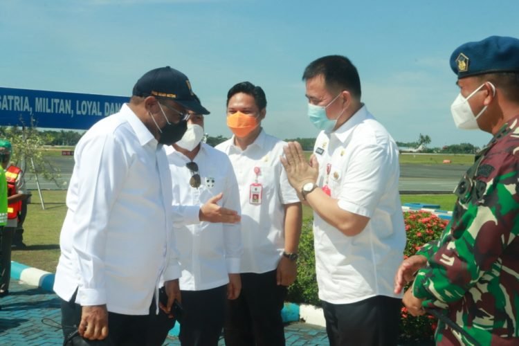 Pjs Walikota Banjarbaru Sambut Kedatangan Wakil Menteri PUPR
