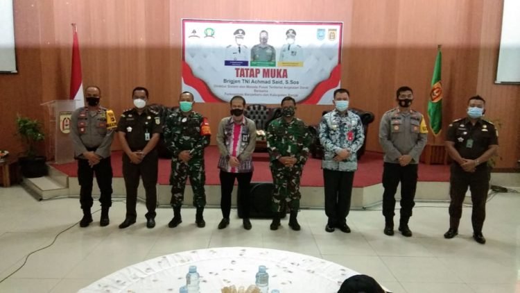 Kedatangan Diraiamet Pusterad Di Sambut Dandim 1006 Martapura