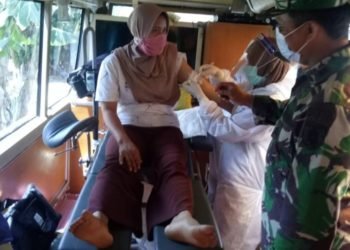 Kodim 1006 Bersama Dinas DP2KBP3A Kabupaten Banjar Lakukan Sosialisasi KB Kesehatan