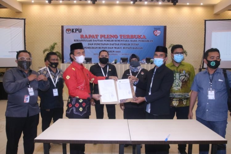 Pemilih Tetap Pilkada Sudah Di Tetapkan KPU Kabupaten Banjar