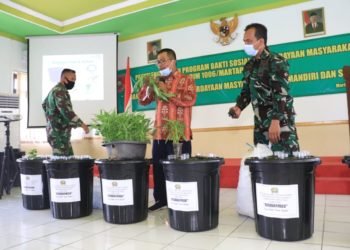 Budidaya Ikan Dalam Ember, Dandim 1006 Martapura Ingin Meningkatkan Ekonomi Masyarakat