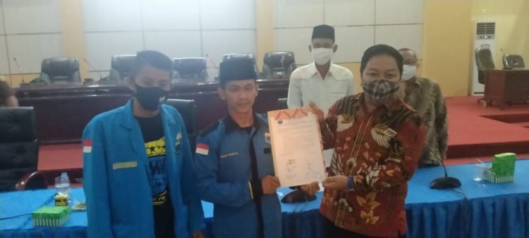 M Rofiqi Terima Harapan PC PMII Martapura Untuk Masyarakat