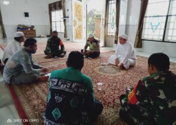 Danramil 1006-08/ Gambut Kunjungi Pimpinan Pondok Pesantren Al-Mursyidul Amin