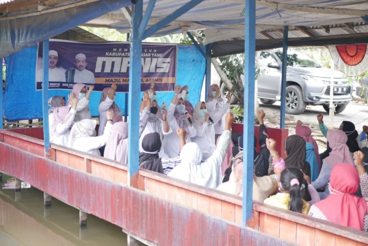 Warga Jingah Habang Dukungan Penuh Pasangan H Saidi – Habib Idrus Saat RPM Lakukan Silaturahmi