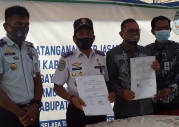 Dishub Kabupaten Banjar Lakukan Mou Dengan Bank Kalsel