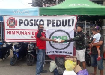 Bantuan Untuk Korban Kebakaran di Kotabaru Tiba, Indra : Terima Kasih Kawan-kawan Pecinta Alam