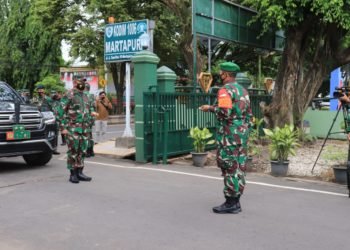 Pangdam VI Mulawarman Kunjungi Kodim 1006 Martapura